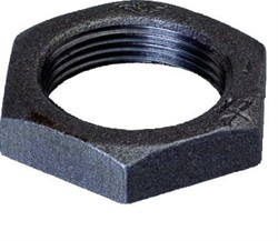 3/8" Kontramøtrik  Sort