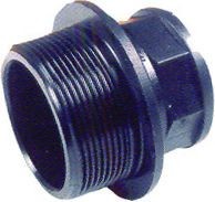 PP Nippelmuffe LANG 3/8" - 1/4" BSP.