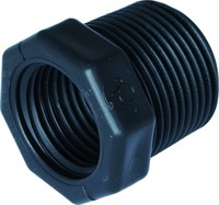 PP Nippelmuffe KORT  1" - 3/4" BSP.