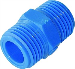 Brystnippel 3/8" Blå Nylon/PA