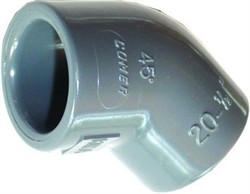 PVC 45gr. Vinlel Ø20 Lim-Lim