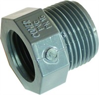 Restsalg af PVC Nippelmuffe 1 1/4" - 1" BSP.  (Kun 4 stk)