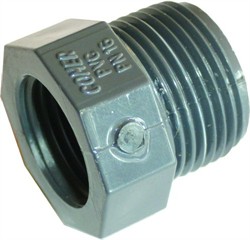 Restsalg af PVC Nippelmuffe 1 1/4" - 1" BSP.  (Kun 4 stk)