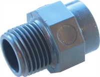 PVC Nippelmuffe 1 1/4" - 1" BSP.