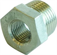 Nippelmuffe 3/4" - 1/2" NPT. AISI 316