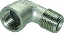 Rustfri Pipe Vinkel 90gr. M/N 1/4" NPT. AISI 316.