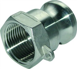 Camlock Type  A  HAN indv. BSP. Rustfri AISI 316