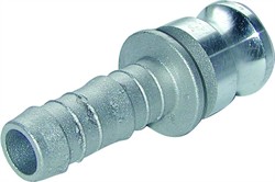Camlock Kobling E Hanpart. Med slangenippel. ALU