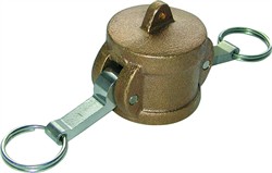 Camlock Dæksel  2 1/2" Messing