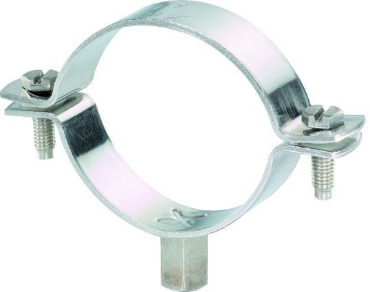 Rustfri rørholder Ø99-105 med 2 skruer AISI 316