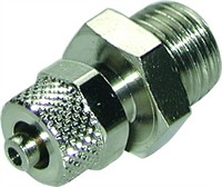 Push-on Overg. Ø6/Ø4 - 1/2" udv. BSPP m. O-ring