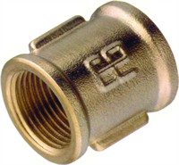 Bronze Muffe 3/4"  BSP. Søvandsbestandig.