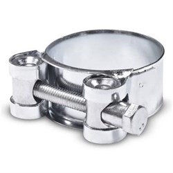 Restsalg kraftig spændebånd. Ø48 - Ø51 mm. W1. Galvaniseret stål.