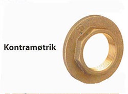 1 1/4"  Kontramøtrik Bronze