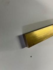 Restsalg af Massiv Messing fladprofil. 