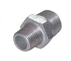 1 1/2" - 1 1/4" Reduk. Brystnippel Galv.