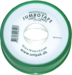 Teflon tape 200 my. Temperatur -200° til +160°C. 