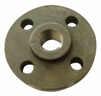 1/2" Gevindflange PN10 - 40  DIN 2567  Sort