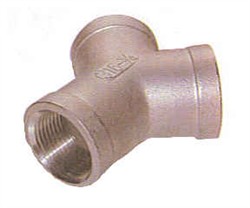 3/4" Y-stk. M/M/M AISI 316