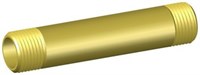 Nippelrør 1" x 60 mm Messing